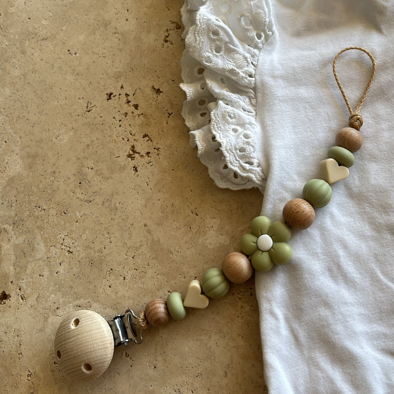 Attache tétine CHIC & CHAMPÊTRE