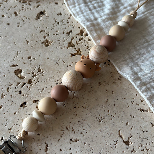 Attache-tétine CÂLIN CARAMEL