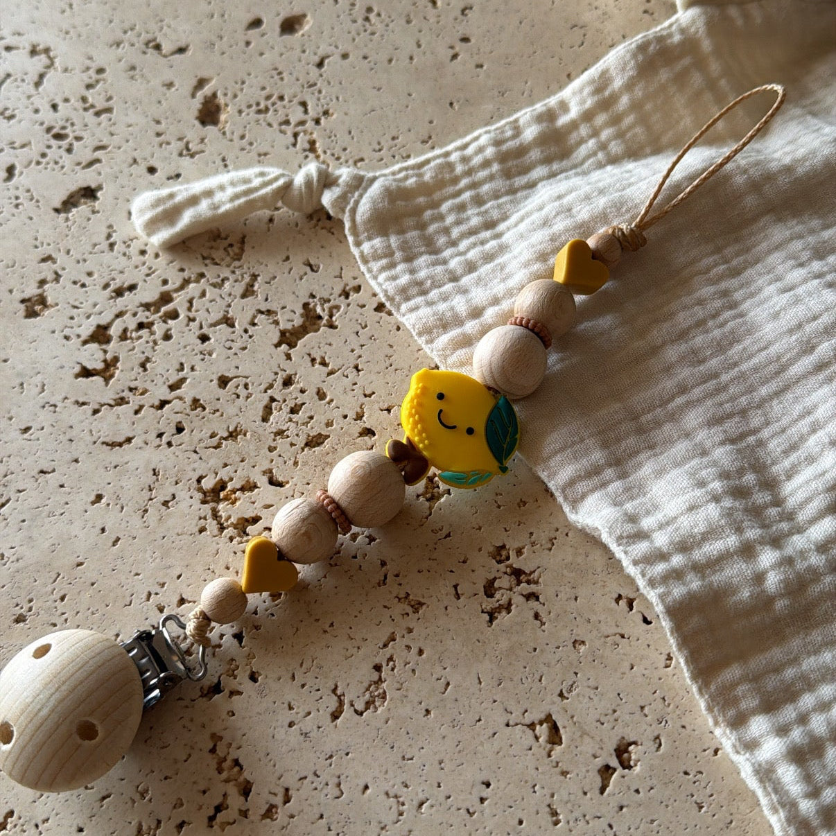 Attache-tétine CITRON