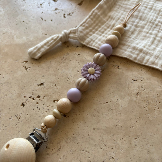 Attache-tétine LILAS