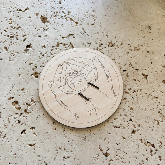 Support bracelet de naissance